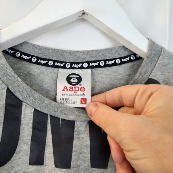 AAPE by BAPE graphic tshirt size L in EUC - Picture 2 of 9
